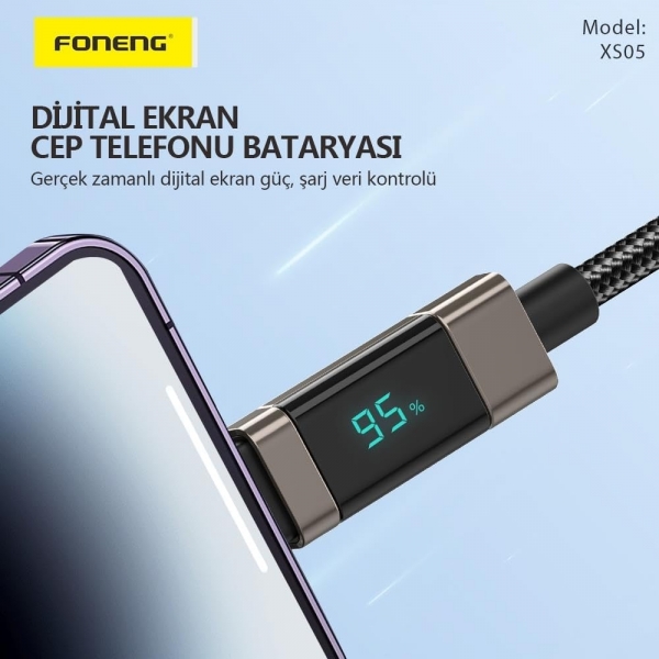 Foneng XS05 100W Şarj Kablosu