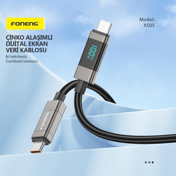Foneng XS05 100W Şarj Kablosu