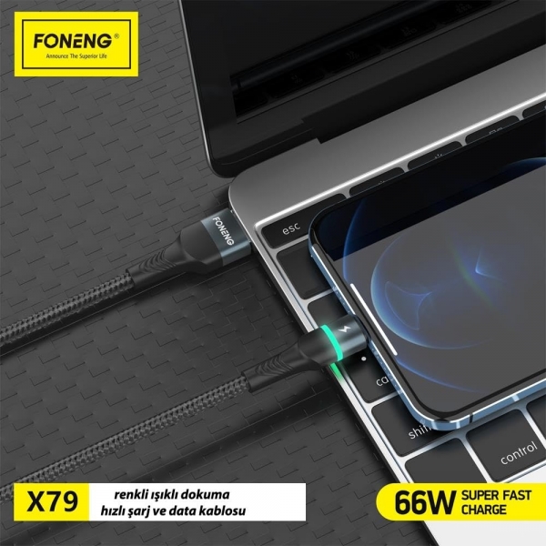 Foneng X79 66W Şarj Kablosu