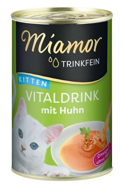Miamor Tavuk Etli Sıvı Desteği Yavru 135 ml Kedi Maması