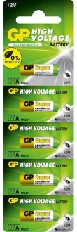 GP High Voltage Battery 27A 5'li Özel Pil