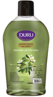 Duru Organik Zeytinyağlı Zeytin Çiçeği Sıvı Sabun 1.5 lt