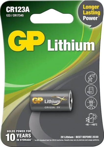 GP CR123A Özel Pil
