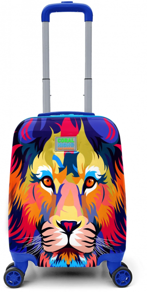 Coral High 16732 Aslan Desenli Çocuk Valizi