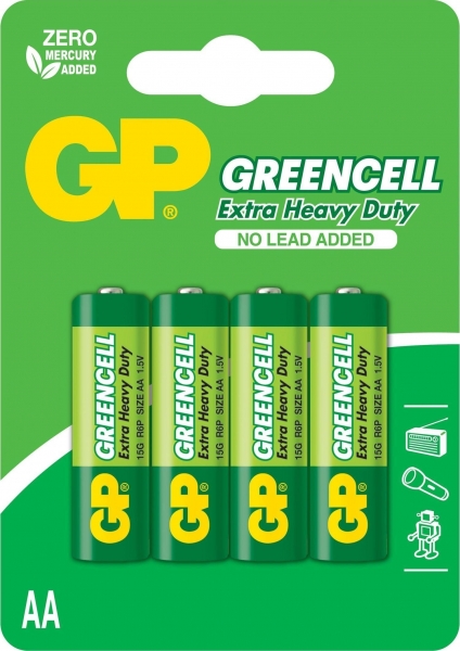 GP Greencell AA 4'lü Kalem Pil
