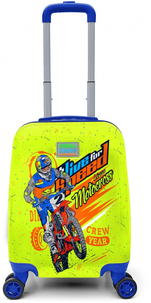 Coral High 16733 Motorsiklet Desenli Çocuk Valizi