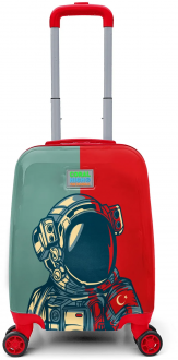 Coral High 16759 Astronot Desenli Çocuk Valizi