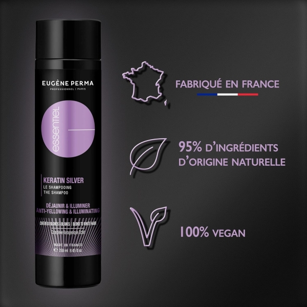 Eugene Perma Essentiel Keratin Silver 1000 ml Şampuan