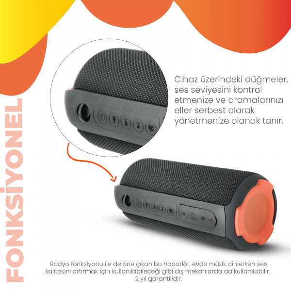 Moodix KI23KS162 Bluetooth Hoparlör