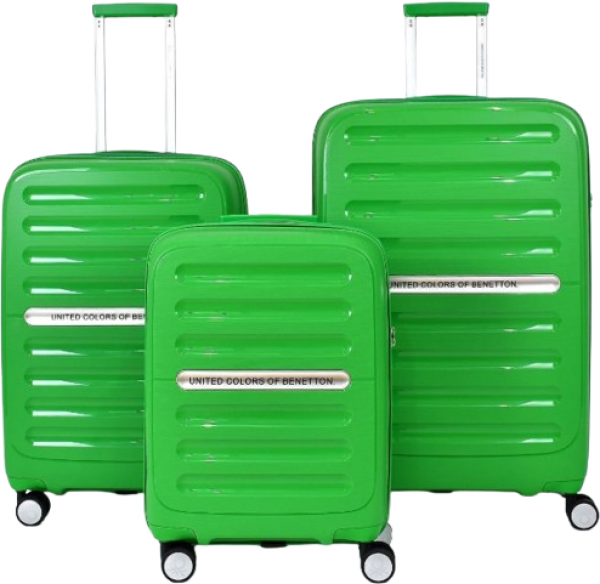 United Colors Of Benetton BNT1000 Polipropilen 3'lü Valiz Seti