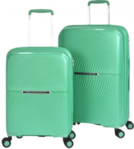United Colors Of Benetton BNT2000 Orta ve Kabin Boy Polipropilen 2'li Valiz Seti
