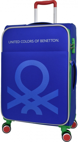 United Colors Of Benetton BNT2200 Büyük ve Kabin Boy Ultra Light Hafif Lüx Kumaş 2'li Valiz Seti