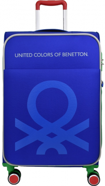 United Colors Of Benetton BNT2200 Büyük ve Kabin Boy Ultra Light Hafif Lüx Kumaş 2'li Valiz Seti