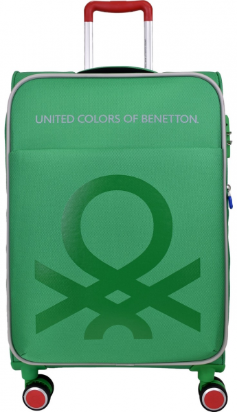 United Colors Of Benetton BNT2200 Büyük ve Orta Boy Ultra Light Hafif Lüx Kumaş 2'li Valiz Seti