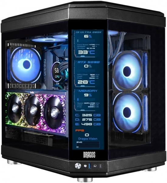 Dragos North Evo Vision LCD Bilgisayar Kasası