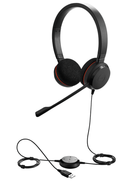 Jabra Evolve 20 Duo Kablolu Kulaklık