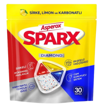 Asperox Sparx Tablet Bulaşık Makinesi Deterjanı 30 Adet resim