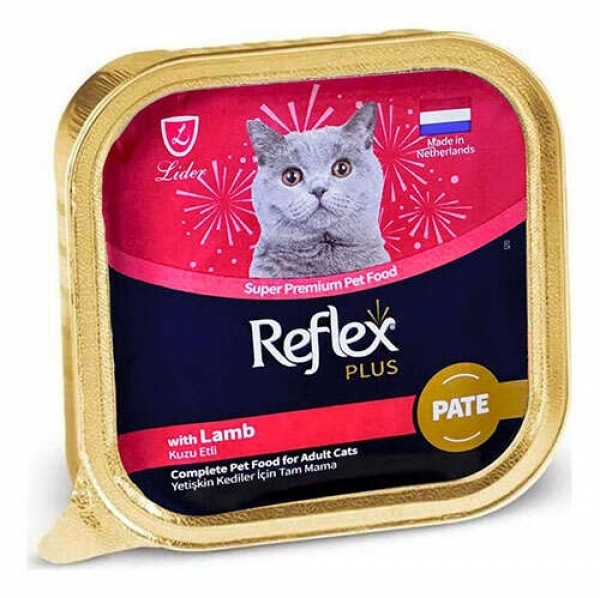 Reflex Plus Pate Kuzu Etli 85 gr Kedi Maması