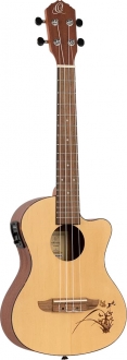Ortega Bonfire RU5CE-TE Elektro Ukulele Gitar