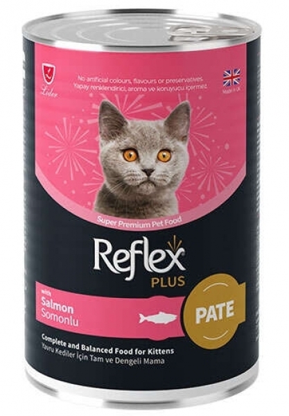Reflex Plus Pate Somonlu Yavru 400 gr Kedi Maması