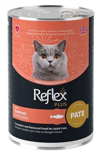 Reflex Plus Pate Somonlu 400 gr Kedi Maması