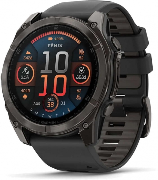 Garmin Fenix 8 51mm Sapphire Aktivite Saati