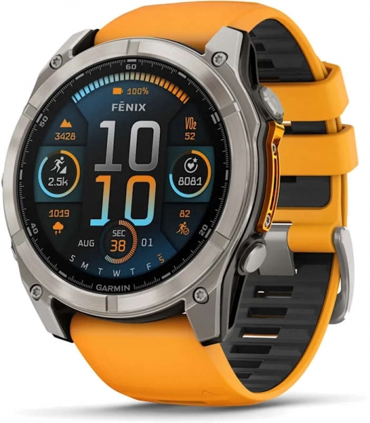 Garmin Fenix 8 51mm Sapphire Aktivite Saati