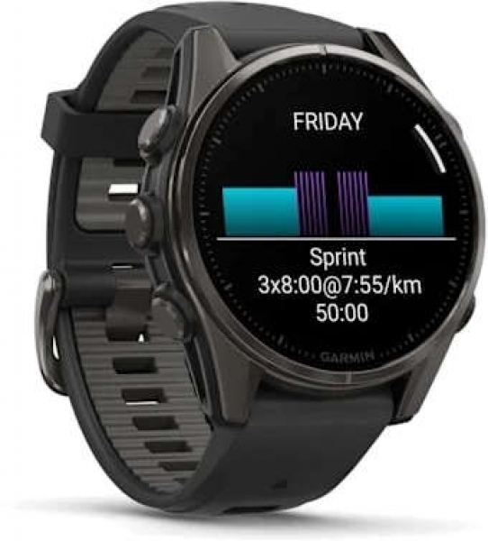 Garmin Fenix 8 43mm Sapphire Titanium Aktivite Saati