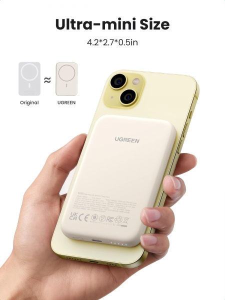 Ugreen 25207 Magnetic 15W 5000 mAh Powerbank