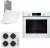Siemens & Ferre Beyaz Ankastre Set CS206 + HB012FBW1T + D064