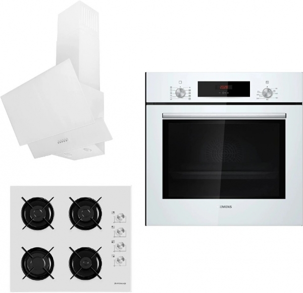 Siemens & Femaş New White City Ankastre Set B 3140 + HB012FBW1T + FD 102