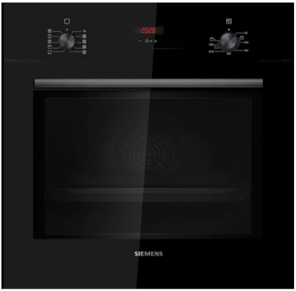 Siemens & Ferre New Lux Black Star Ankastre Set CS205 + HB012FBB1T + D063