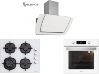 Silverline Beyaz Ankastre Set CS5429W01 + BO6504W01 + 3373 Misto