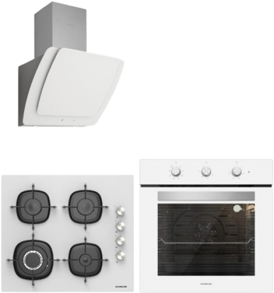 Silverline Beyaz Ankastre Set CS5629W01 + BO6503W01 + 3373 Misto