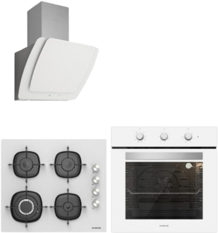 Silverline Beyaz Ankastre Set CS5629W01 + BO6503W01 + 3373 Misto