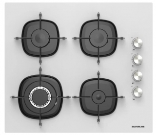 Silverline Beyaz Ankastre Set CS5629W01 + BO6503W01 + 3373 Misto