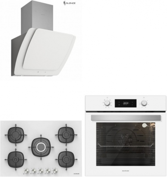 Silverline Beyaz Ankastre Set CS5622W01 + BO6504W01 + 3373 Misto