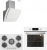 Silverline Beyaz Ankastre Set CS5622W01 + BO6504W01 + 3373 Misto