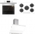 Silverline Beyaz Ankastre Set CS5365W01 + BO6502W01 + 3420 Classy 90