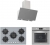 Silverline Gri Ankastre Set CS5365S01 + BO6502S02 + 3457 Soho 60