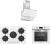Silverline Beyaz Ankastre Set CS5364W01 + BO6502W02 + 3490 Oslo 60