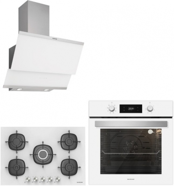 Silverline Sılverlıne Beyaz Ankastre Set CS5622W01 + BO6504W01 + 3420 Classy