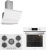 Sılverlıne Beyaz Ankastre Set CS5622W01 + BO6504W01 + 3420 Classy