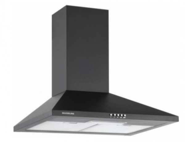 Silverline Siyah Ankastre Set CS5349B01 + BO6501B01 + 2240 Conic