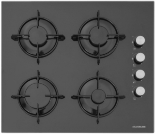 Silverline Siyah Ankastre Set CS5349B01 + BO6501B01 + 2240 Conic