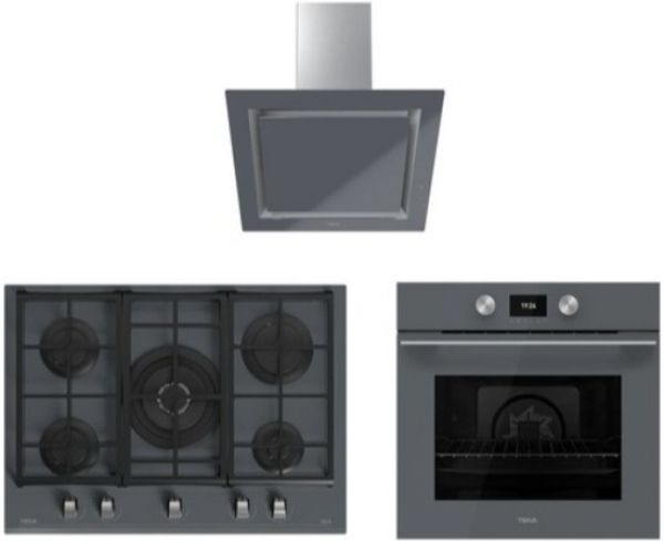 Teka Gri Ankastre Set GZC 75330 XBC ST + HLB 8600 ST + DLV 68660 ST TOS