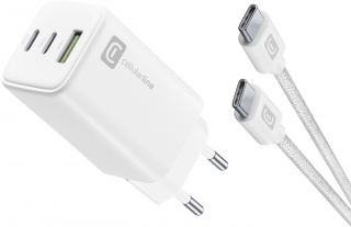 Cellularline Multipower 65W Şarj Aleti (Kablo) (ACHKITC2CGAN65TABW)