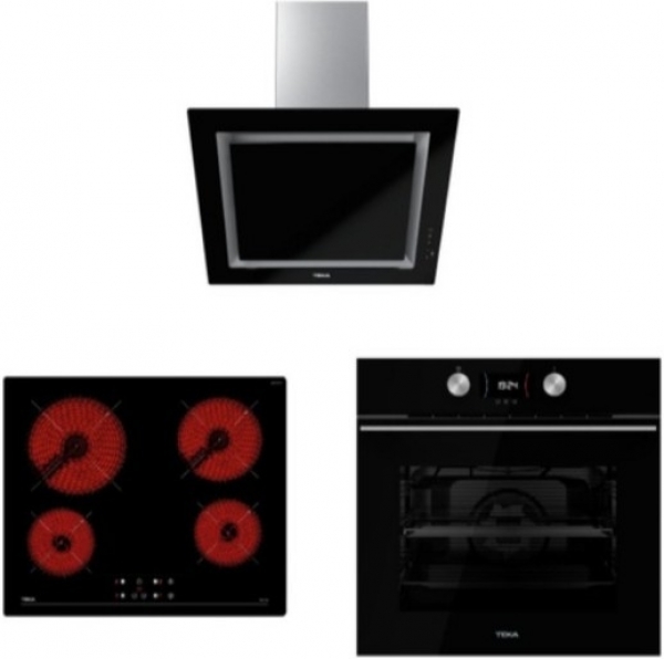 Teka Siyah Ankastre Set TB 6415 + HLB 8400 BK + DLV 68660 BK