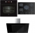 Teka Siyah Ankastre Set GBC 75030 KBC BK + HAK 629 BK + DVT 98660 TBS BK