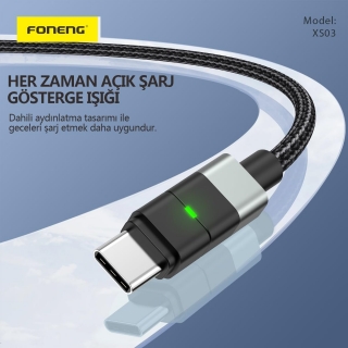 Foneng XS03 60W Şarj Kablosu